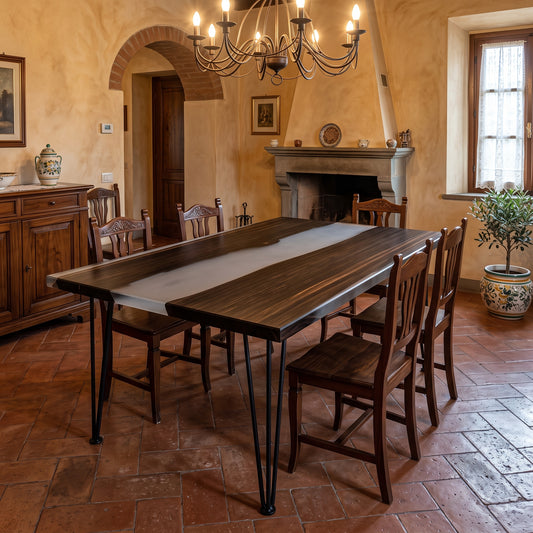 MM Rivertable - Essenza Legno d'ebano