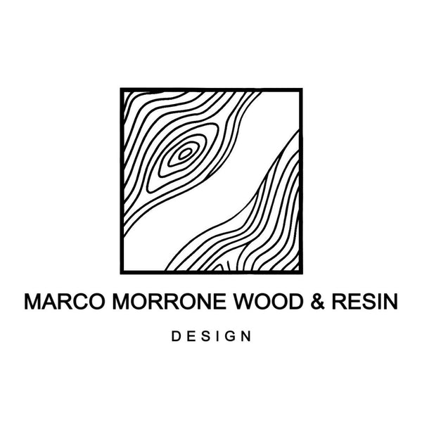 Logo Marco Morrone Wood & Resin Design - Tavoli artigianali in legno e resina a Roma